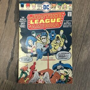 Justice League Of America #124, DC 1975 Comic, F/VF 7.0